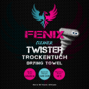 FENIX Cleaner Twister Trockentuch 40x40cm 1400gsm grau