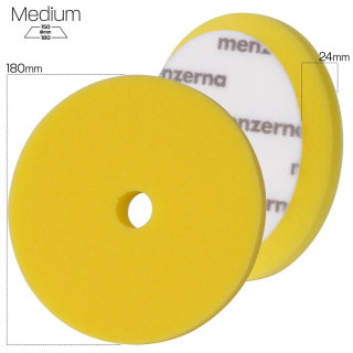Menzerna Premium Medium Cut Foam Pad Gelb 150 mm / 180 mm